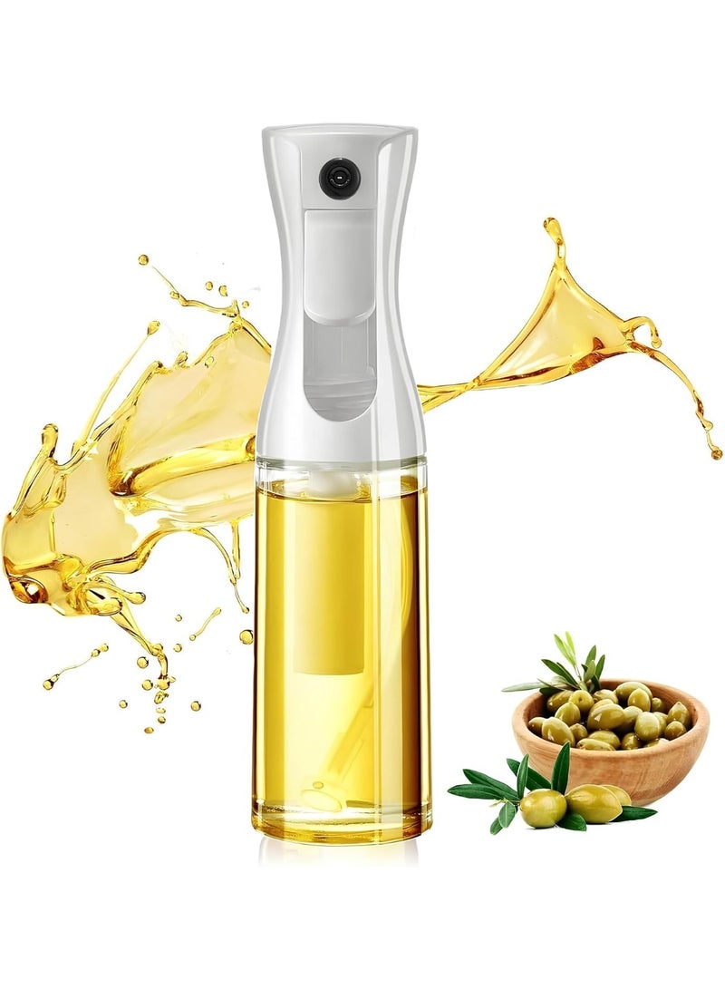 CAZADORA Oil Sprayer for Cooking Glass Bottle 6.7oz Refillable Olive Oil Mister Spray Bottle for Kitchen Use Air Fryer Accessories Healthy Cooking Oil Dispenser with Fine Mist Control for Baking Grilling Roasting BBQ Salad Air Fryer Non-Aerosol Manual Spray Bottle Eco Friendly Reusable Glass Oil Spray for Home Kitchen Restaurant Cooking White Color Precise Oil Control Reduces Oil Consumption Suitable for Olive Oil Vinegar Soy Sauce Lemon Juice Professional Kitchen Tool by Cazadora - Image 1